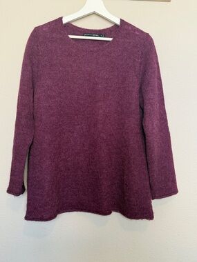 Gudrun Sjoden Sweater alpaca wool Rolled hem sweater